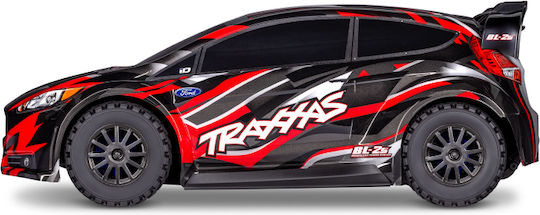 Traxxas Ford Fiesta ST Rally Τηλεκατευθυνόμενο Αυτοκίνητο 4WD Κόκκινο