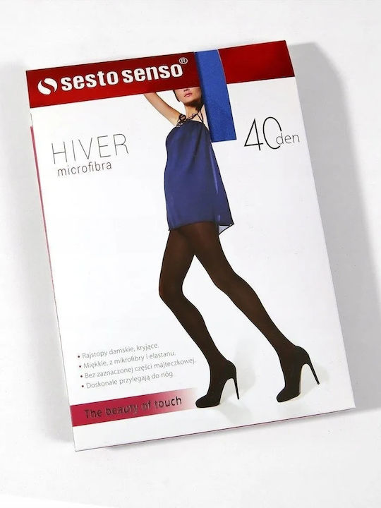 Rouxaki Women's Pantyhose Opaque 40 Den White