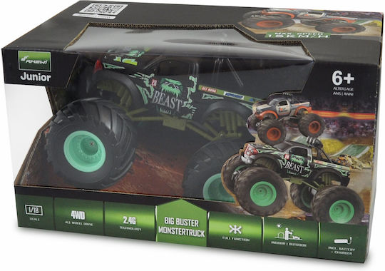 Amewi Τηλεκατευθυνόμενο Αυτοκίνητο Monster Truck Πράσινο
