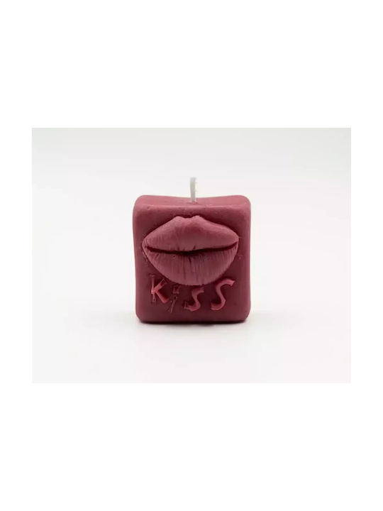 Aromatische Natürliche Sojakerze Süßer Kuss Lippen Design Kuss Melomakarona