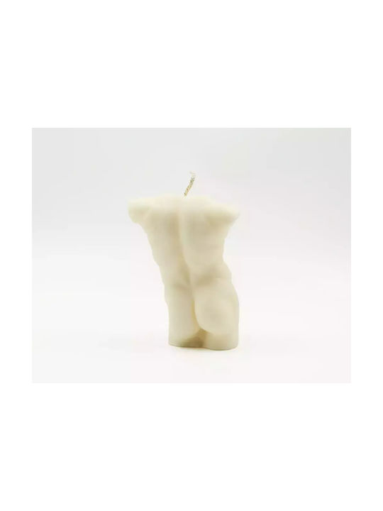 Aromatische Sojakerze Männlicher Körper Zeitloser Torso Frische Seife