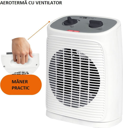 Clatronic Hl3800w Αερόθερμο Δωματίου Δαπέδου Λευκό 2000W