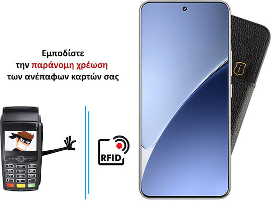Idol 1991 Anti-rfid Wallet Δερμάτινο Μαύρο (Xiaomi 15 Pro)