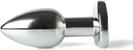 Anal Plug with Wireless Functionality and Vibration Silver 5cm