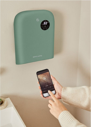 Create Warm Wall Fan Heater Room Wall Green 2000W