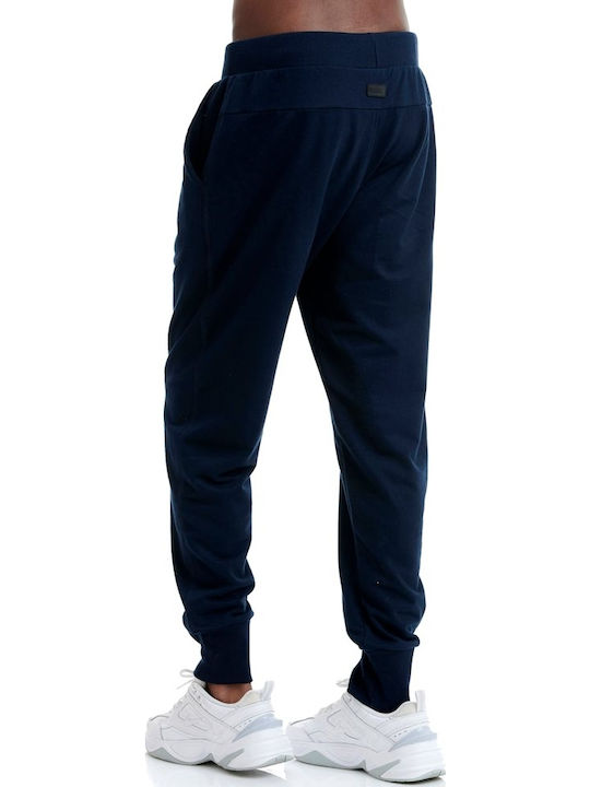 Sweatpants with Elastic Navy Blue