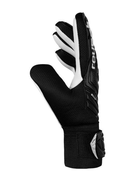 Reusch Attrakt Starter Solid Γάντια Τερματοφύλακα Παιδικά Μαύρα