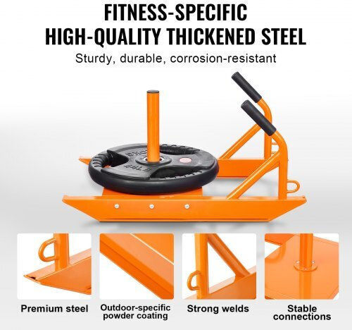 Vevor Weight Power Pull Push Sled Gym Strength Speed Training Sled Orange Lxqc12yctxdwmqyrzv0