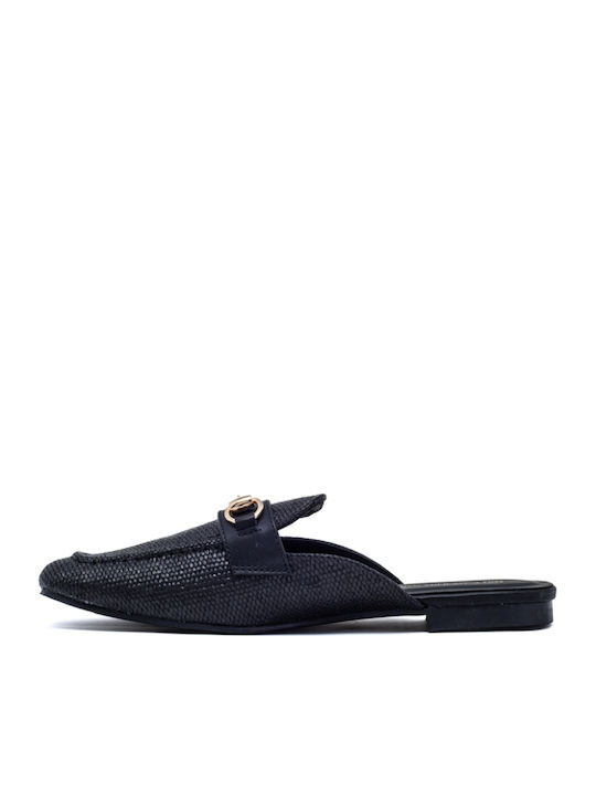 Mules with Heel in Black Color