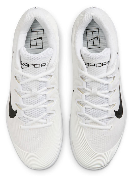 Nike Vapor 12 Men's Tennis Shoes for Hard Courts White