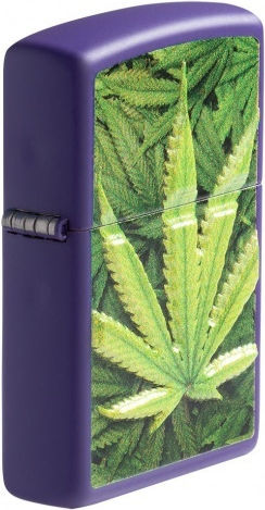 Zippo Brichetă Flacără Rezistent la vânt Cannabis