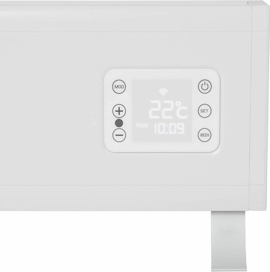 Eurom Θερμοπομπός Δαπέδου 1500W με Ηλεκτρονικό Θερμοστάτη 96.2x20cm Λευκός