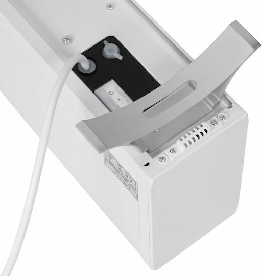 Eurom Θερμοπομπός Δαπέδου 1500W με Ηλεκτρονικό Θερμοστάτη 96.2x20cm Λευκός