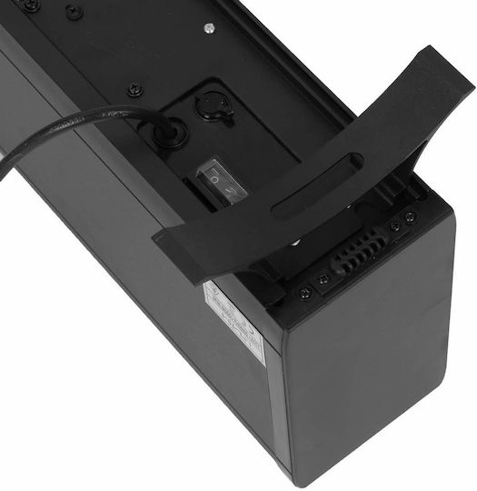 Eurom Θερμοπομπός Δαπέδου 1000W με Ηλεκτρονικό Θερμοστάτη 80x20cm Μαύρος