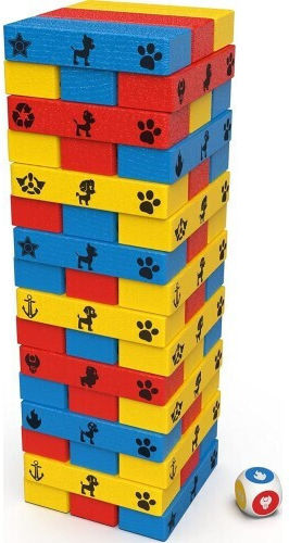 Επιτραπέζιο Παιχνίδι Paw Patrol Jumbling Tower για 2 Παίκτες 4+ Ετών (EN) Spin Master