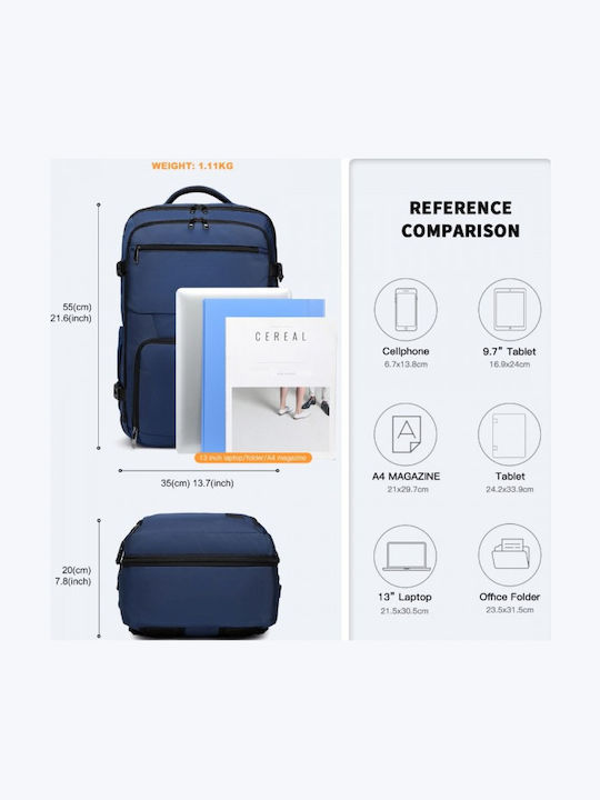 Miss Lulu Backpack Navy Blue