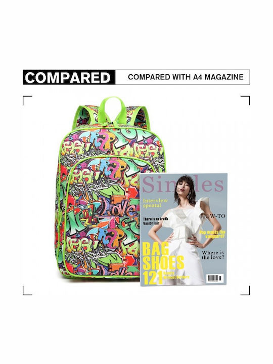 Miss Lulu Backpack Πράσινο