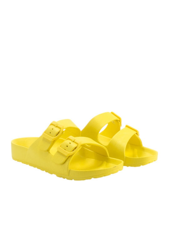 Sandale casual damă în Culoare Galben