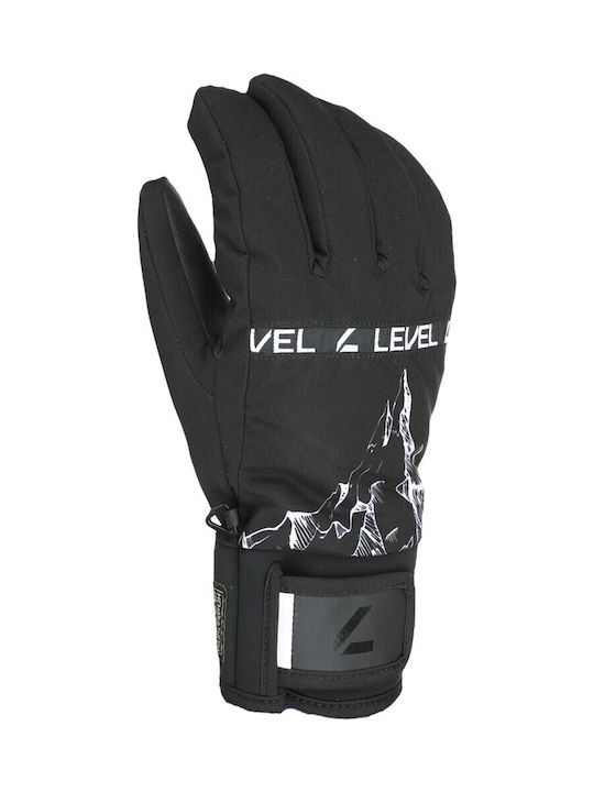 Level Unisex Mănuși de schi și snowboard Negre