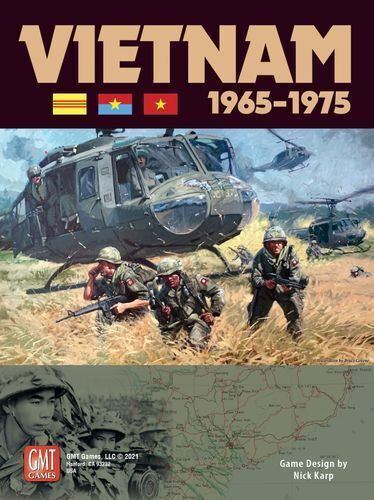Board Game Vietnam 1965-1975 for 2 Players 12+ Years Old GMT Games
