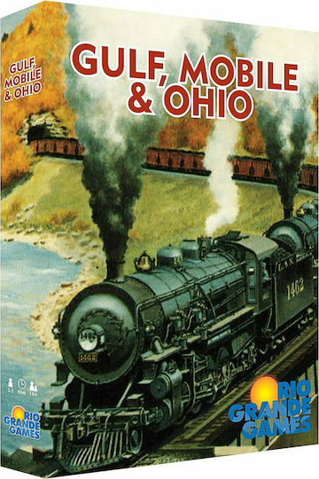 Board Game Gulf Mobile & Ohio for 3-5 Players 12+ Years Old RIO581 (EN) Rio Grande Games