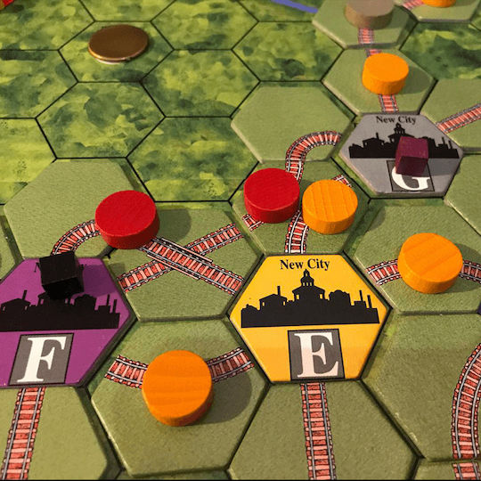 Spiel Erweiterung Age of Steam Southern US & Western US 13+ Jahre (EN) Eagle-Gryphon Games