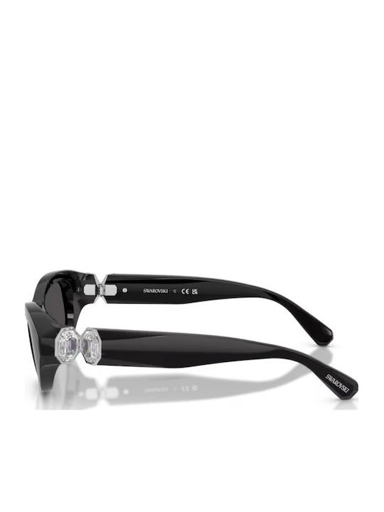 Swarovski Feminini Ochelari de soare cu Negru Cadru și Negru Lentilă SK6036U 103887