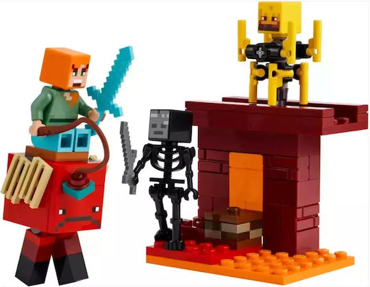 LEGO Minecraft The Nether Lava Battle for Ages 6+ 99 Pieces