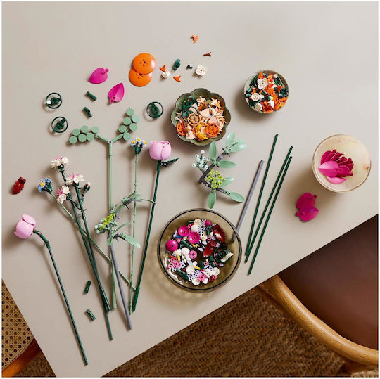 LEGO Botanical Collection Pretty Pink Flower Bouquet για 18+ Ετών 749τμχ