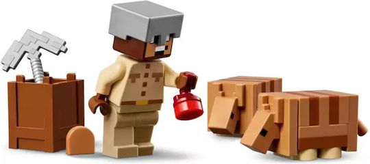 LEGO Minecraft Експедиция До Мината На Броненосеца За 8+ Години 247 Бройки