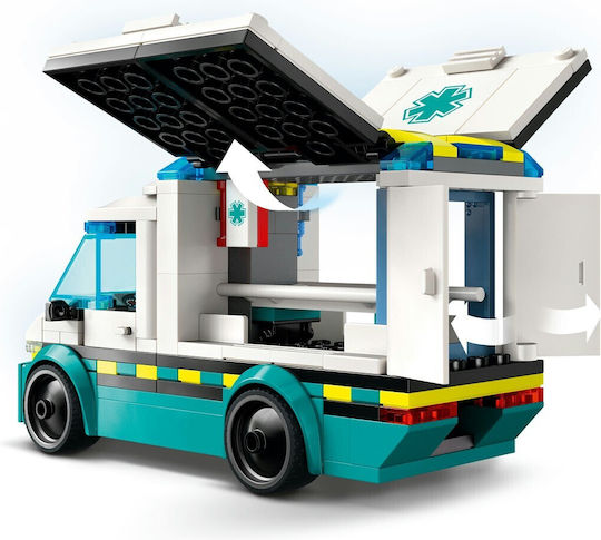 LEGO City Emergency Ambulance за 5+ Години 184 Бройки