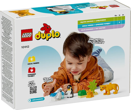 LEGO Duplo Wild Animal Families: Penguins & Lions για 2+ Ετών 10τμχ