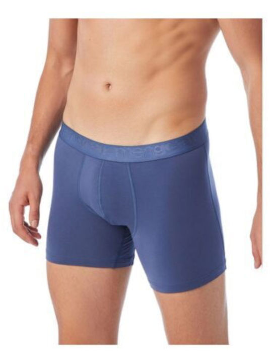 Ανδρικά Μποξεράκια Μπλε με Σχέδια 2Pack