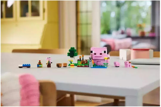 LEGO Minecraft The Baby Pig House Pentru 7+ Ani 238 Bucăți