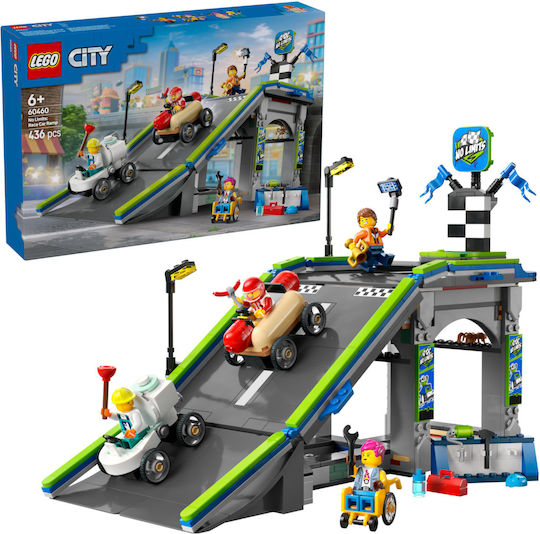 LEGO City No Limits Race Car Ramp Track for 6+ Years 436 Pieces