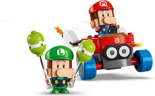 LEGO Super Mario Mario Kart Baby Mario срещу Baby Luigi за 8+ години 321 броя