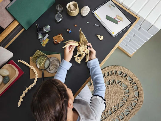 LEGO Jurassic World Fosile De Dinozaur Craniu De Triceratops Pentru 9+ Ani 468 Bucăți