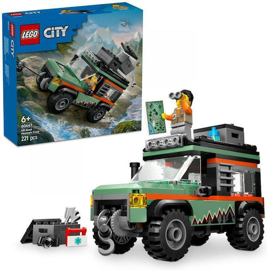 LEGO City Off-Road 4x4 Планински Камион за 6+ Години 221 Бройки