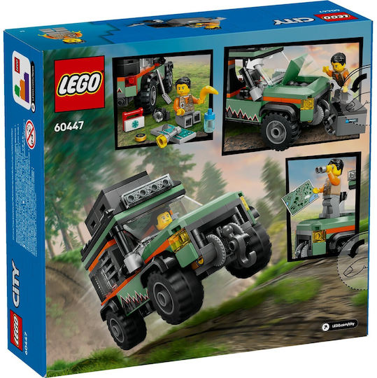LEGO City Off-Road 4x4 Планински Камион за 6+ Години 221 Бройки