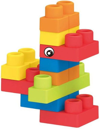 Luna Blue Building Blocks Basket For 3+ Years 40 Pieces