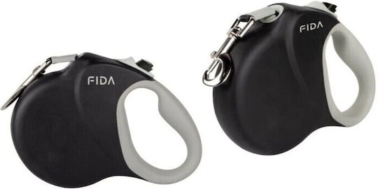 Fida Dog Leash/Lead Strap Retractable Leash in Black color