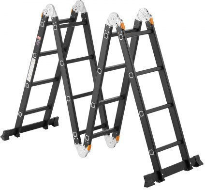 Vevor Scara multifuncțională din aluminiu 4x4 cu înălțime maximă de 4.7m