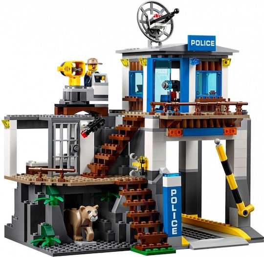 LEGO -Stadt Mountain Police Headquarters für 6-12 Jahre Jahre