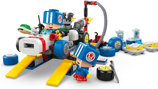 LEGO Super Mario Mario Kart - Garajul Lui Toad Pentru 8+ Ani 390 Bucăți