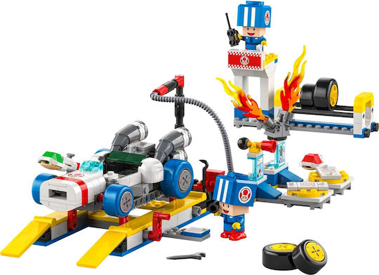 LEGO Super Mario Mario Kart - Garajul Lui Toad Pentru 8+ Ani 390 Bucăți