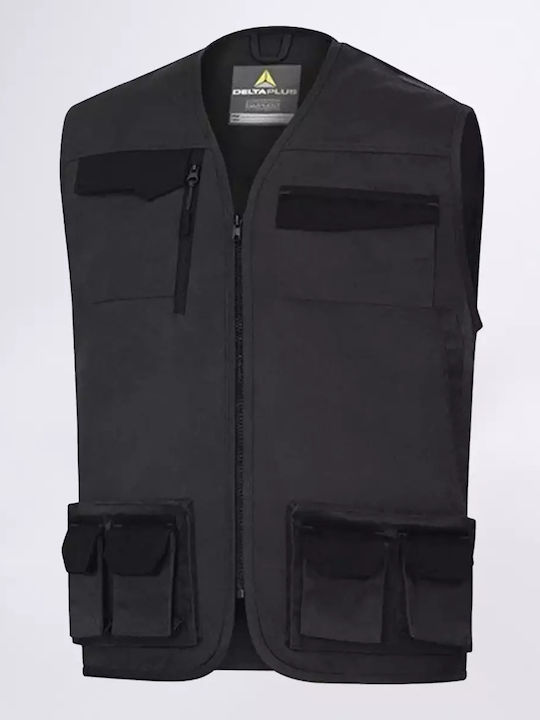 Delta Plus MACH2 M2GI3 Men's Safety Vest Gray