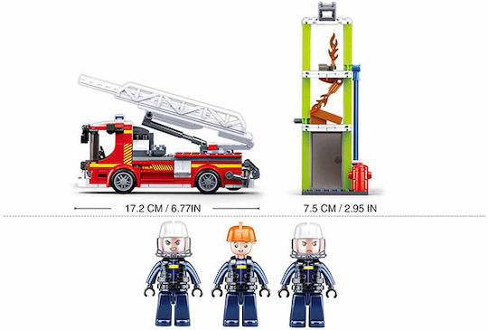 Sluban Τουβλάκια Fire Ladder Practice για 6-12 Ετών 343τμχ