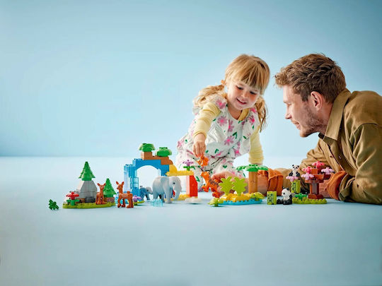 LEGO Duplo Town 3-in-1 Wild Animal Families for 2+ Years 92 Pieces