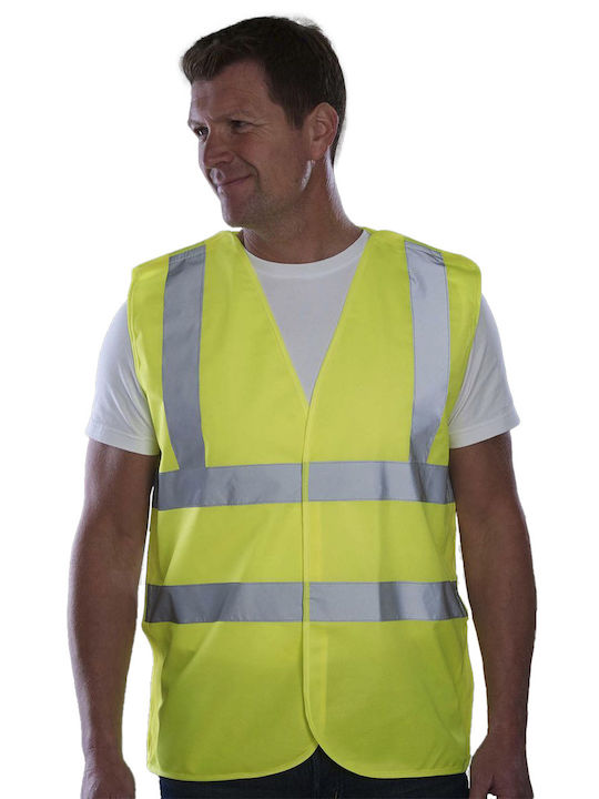 Yoko Vestă de siguranță cu benzi reflectorizante Galben