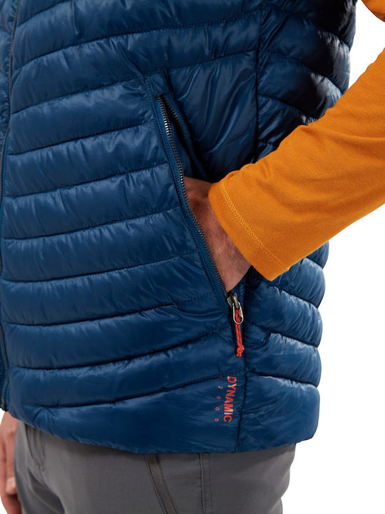Craghoppers Waterproof Men's Safety Vest with Hood and Fleece Lining Blue
